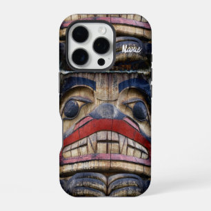 Coque iPhone 16 Pro Tonnerre à visage totem