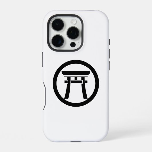 Coque iPhone 16 Pro Torii en cercle (Verso)