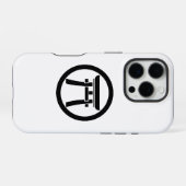 Coque iPhone 16 Pro Torii en cercle (Verso Horizontal)