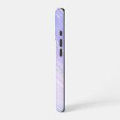 Coque iPhone 16 Pro Tosca rose violet Ombre marbre personnalisable (Côté gauche)