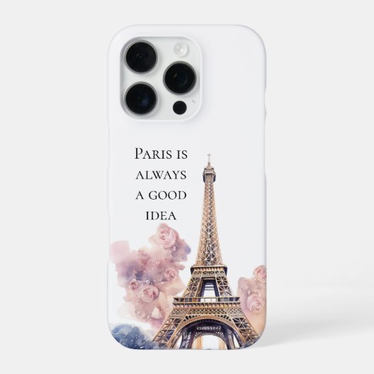 Coque iPhone 16 Pro Tour Eiffel Paris (Verso)