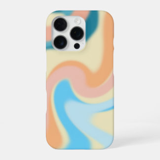 Coque iPhone 16 Pro Tourbillons Pastel