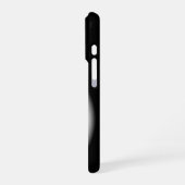 Coque iPhone 16 Pro Tracer le design noir et blanc (Côté gauche)