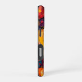 Coque iPhone 16 Pro treillis floral texturé (Côté droit)