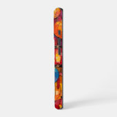 Coque iPhone 16 Pro treillis floral texturé (Côté gauche)