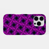 Coque iPhone 16 Pro Treillis Violet (Verso Horizontal)