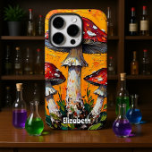 Coque iPhone 16 Pro Trio de champignons vibrants