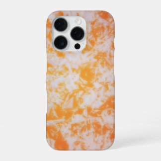 Coque iPhone 16 Pro Une texture grunge orange