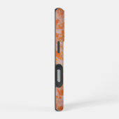 Coque iPhone 16 Pro Une texture grunge orange (Côté droit)
