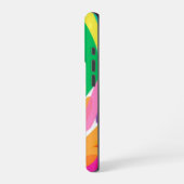 Coque iPhone 16 Pro Vagues de couleurs qui s'écrasent (Côté gauche)