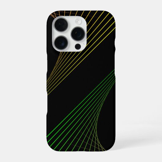 Coque iPhone 16 Pro Verrouillage Néon (Verso)