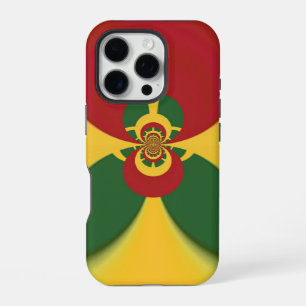 Coque iPhone 16 Pro Vintage COOL MIGNON RETRO Jamaïcains Raster Cadeau