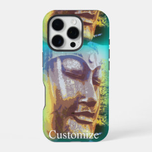 Coque iPhone 16 Pro visage bouddha