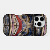Coque iPhone 16 Pro Visage de totem Thunder_Cove (Verso Horizontal)