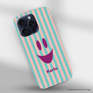Coque iPhone 16 Pro Visage Souriant Enjoué