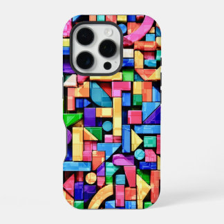 Coque iPhone 16 Pro Vivid Geometric Flow