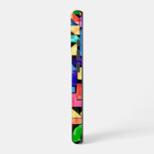 Coque iPhone 16 Pro Vivid Geometric Flow (Côté gauche)