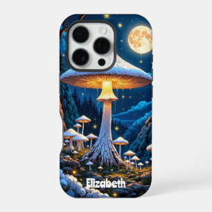 Coque iPhone 16 Pro Webcap Mortel Vallée de Montagne Clair de Lune