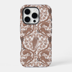 Coque iPhone 16 Pro Whispers/Chouettes et écureuils des bois dans le c