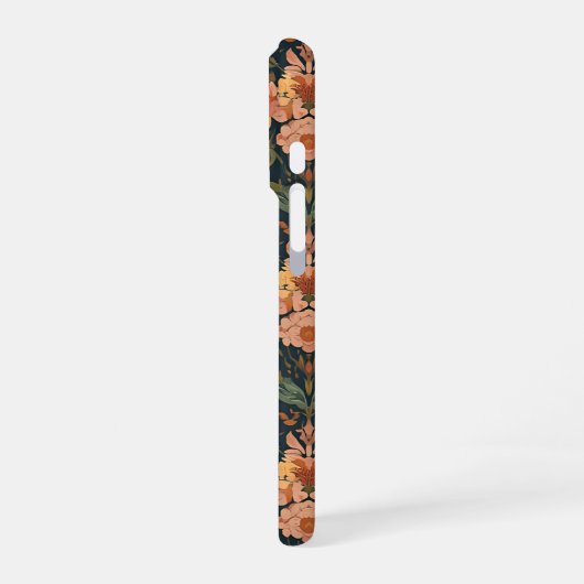 Coque iPhone 16 Pro William Morris Antique Honeysuckle Floral Pattern (Côté gauche)