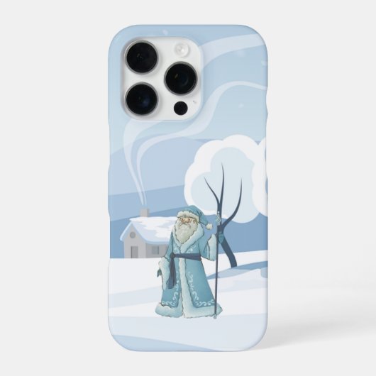 Coque iPhone 16 Pro Winter Wizard – Étui de téléphone Magie enneigée (Verso)