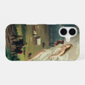 Coque iPhone 16 Progrès américain par John Gast (Verso Horizontal)
