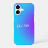 Coque iPhone 16 Pulse Prism - Vaporwave Vibe Gradient (Verso)