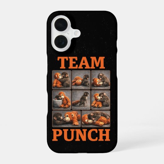 Coque iPhone 16 Punch Bébé Singe (Verso)