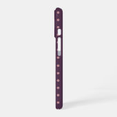 Coque iPhone 16 Purple and Pink Polka Dot Pattern (Côté gauche)