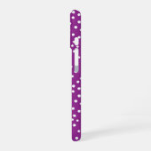 Coque iPhone 16 Purple Polka Dot Pattern Phone Case (Côté gauche)