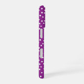 Coque iPhone 16 Purple Polka Dot Pattern Phone Case (Côté droit)