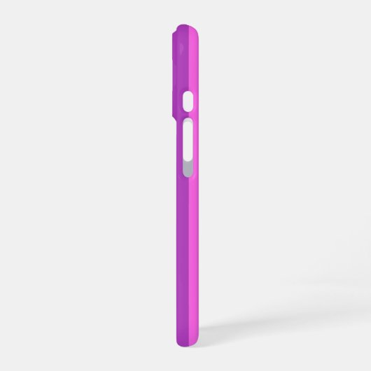 Coque iPhone 16 Purple Two Tone Stripes  (Côté gauche)