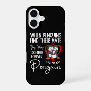 Coque iPhone 16 Quand les manchots trouvent leur conjoint, ils res