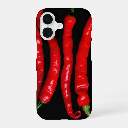 Coque iPhone 16 Quatre piments rouges iphcna (Verso)