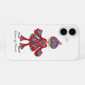Coque iPhone 16 Queen of Hearts (Verso Horizontal)
