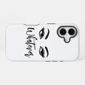 Coque iPhone 16 Quelle que soit la protection élégante et sassy (Verso Horizontal)