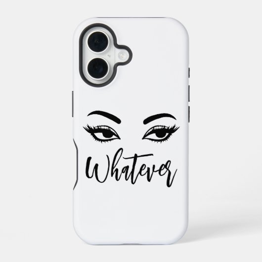 Coque iPhone 16 Quelle que soit la protection élégante et sassy (Verso)