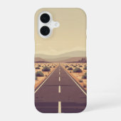 Coque iPhone 16 Quiet Desert Route (Verso)