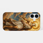 Coque iPhone 16 Ra – Egyptian Sun God (Verso Horizontal)