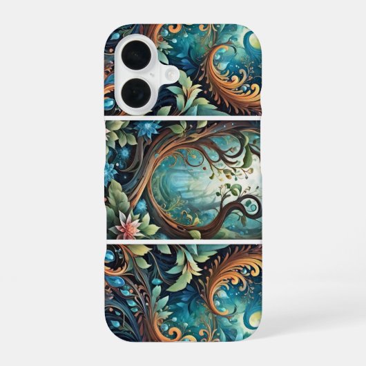 Coque iPhone 16 Racines fortes (Verso)