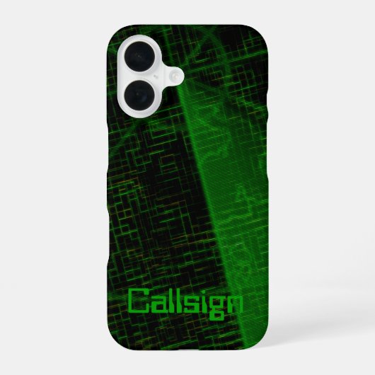 Coque iPhone 16 Radar (Verso)