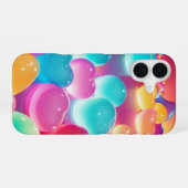 Coque iPhone 16 Rainbow Candy Hearts Phone Case (Verso Horizontal)