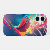 Coque iPhone 16 Rainbow Heart Fever Phone Case (Verso Horizontal)