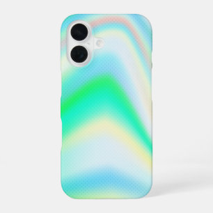 Coque iPhone 16 Rainbow Hologram Girly Luxe élégant chic tendance