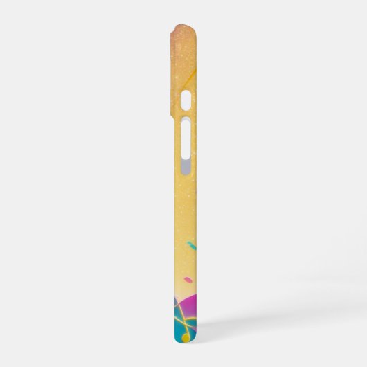 Coque iPhone 16 Rainbow Music Notes Pop Art Phone Case (Côté gauche)