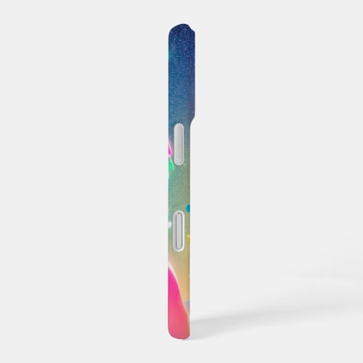 Coque iPhone 16 Rainbow Music Notes Pop Art Phone Case (Côté droit)