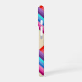 Coque iPhone 16 Rainbow Twist (Côté gauche)