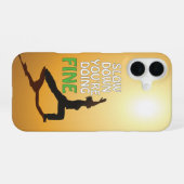 Coque iPhone 16 Ralentissez Vous faites du Yoga motivationnel fin (Verso Horizontal)