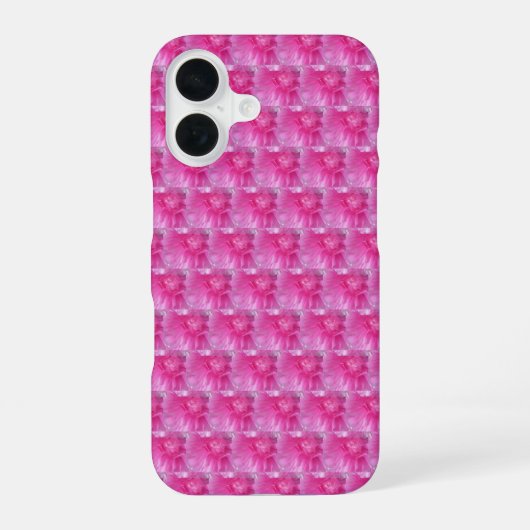 Coque iPhone 16 Ranunculus rose - Design Floral moderne (Verso)