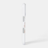 Coque iPhone 16 Rappel doux avec des florales douces (Côté droit)
